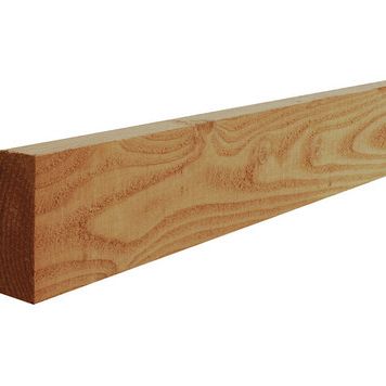 Douglas fijnbez gording 7,5 x 22,5 x 600 cm, groen geimpregneerd.