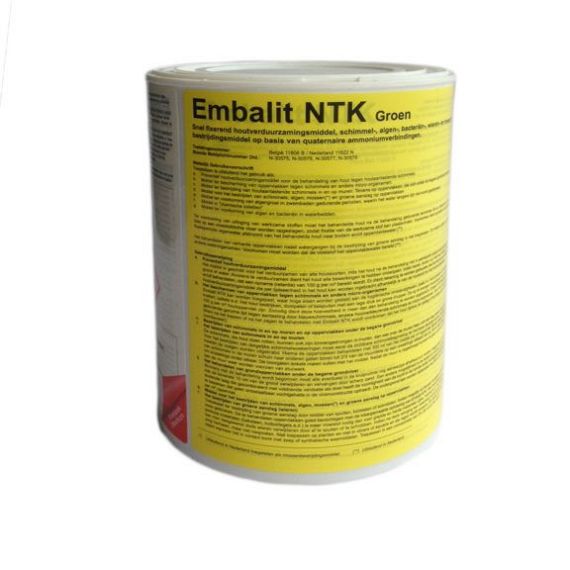 Embalit Impregneervloeistof 75 cl, zwart.