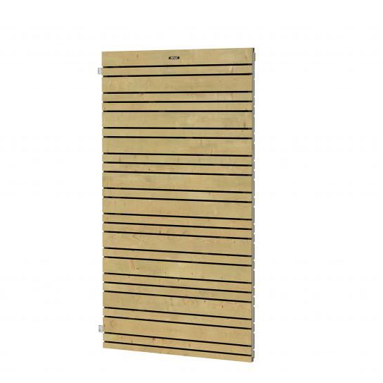 Tuindeur Flux 100 Excellent op verstelbaar stalen frame, 100 x 180 cm, groen ge#mpregneerd.