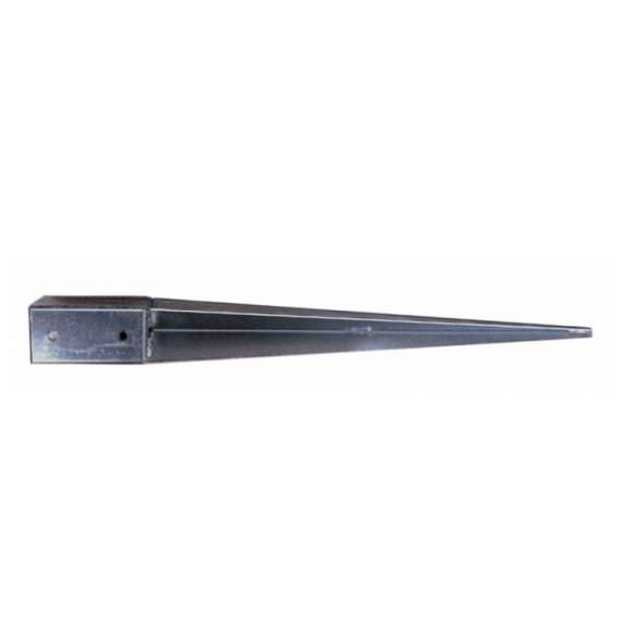 # Puntpaalhouder verzinkt   9 x 9 x 75 cm.