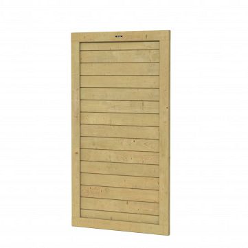 Vuren tuindeur Hillhout Basic Excellent, 100 x 180 x 4,5 cm, groen geïmpregneerd