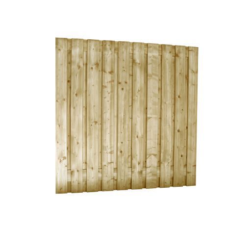 Jumboscherm gesch vuren 21-planks 15 mm, 180 x 180 cm t.b.v. betonsysteem, recht verticaal.