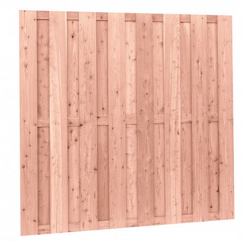 Douglas fijnbez plankenscherm 18-pl | 1,5x14 cm, 180 x 180 cm, onbehandeld.