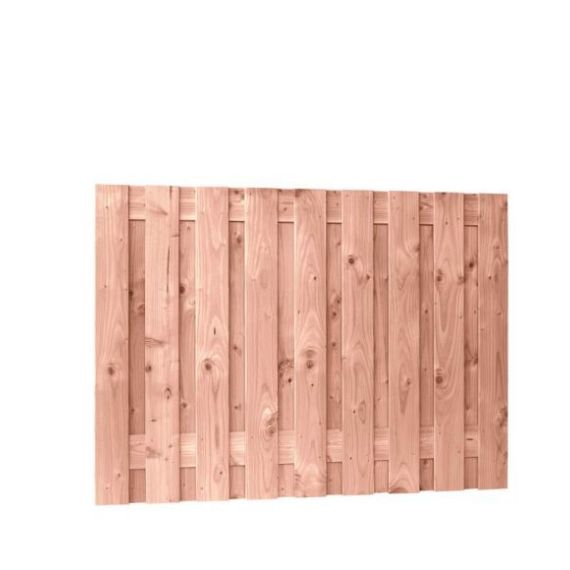 Douglas gesch plankenscherm 19-pl | 1,6x14 cm, 180 x 130 cm, onbehandeld.