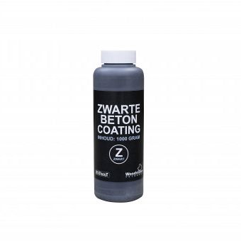Betoncoating zwart, in plastic fles (glans)