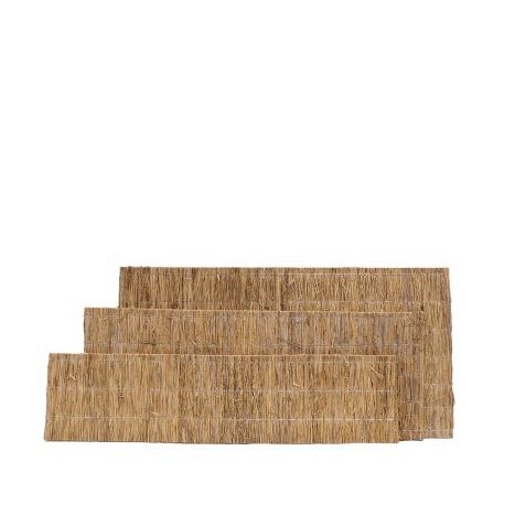 Rietplaat - 50 x 200 cm - met staaldraad gevlochten.