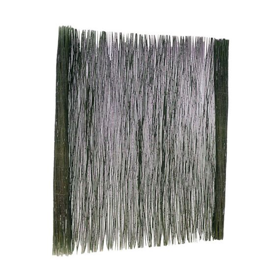 # Wilgentenenmat, 1 stengel dik, 200 x 200 cm - met staaldraad gevlochten