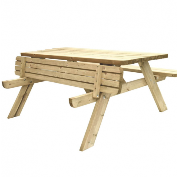 Picknicktafel Easy, 42 mm dik, bladmaat 180 x 70 cm.