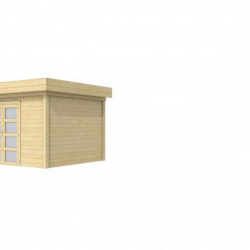 Vuren Topvision Parelhoen, 400 x 300 cm, kleurloos geïmpregneerd.