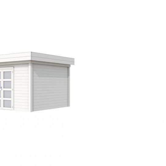 Vuren Topvision Parelhoen, 400 x 300 cm, wit gespoten.