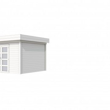 Vuren Topvision Parelhoen, 400 x 300 cm, wit gespoten.
