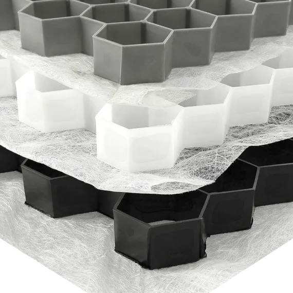 # Eccogravel 30 grindmat grijs 160x120x3cm   100% HDPE tbv opritten - 41pl/pp