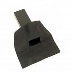 Epdm / HWA PE SU 90gr. 60x80mm zij-uitloop 40cm met EPDM slabbe