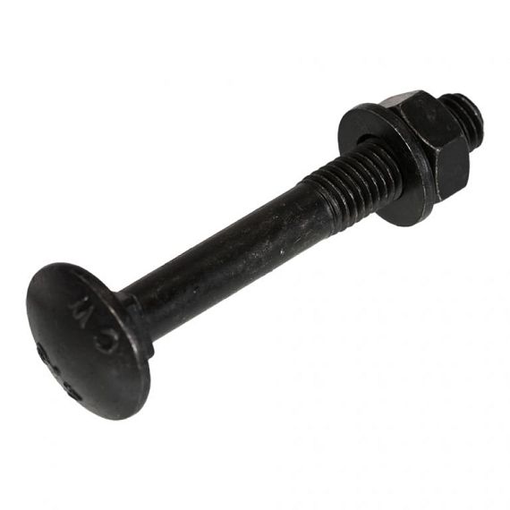 * Blackline slotbout M6x50mm+moer