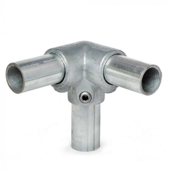 Steigerbuis Drieweg Kniestuk 90gr 48,3mm