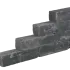 BLOCKSTONE BLACK 15X15X45CM