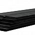Betowood scherm douglas + afdekkap 187 x 224 cm, zwart geïmpregneerd.