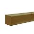 Douglas gesch paal 12 x 12 x 400 cm, groen geimpregneerd.