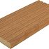 Bangkirai 25x145mm terrasplank glad/grof L 366cm P100 KD18% +/-2% Premium FCQ