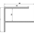 WEO35-60 Alu F-profiel Light Grey 65x80mm L-300 cm - RAL7006