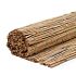 Rietrol 1,5cm dik - 150 x 200 cm - met groen perlondraad gevlochten, meerdere stengels per steek ge