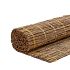 Rietrol 1,5cm dik - 50 x 200 cm - met geel polproptouw gevlochten, meerdere stengels per steek gebo