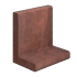 L-Element 60x50x40 cm Roestbruin (hxbxd)