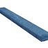 Muurafdekband vlak 42x100x5cm, antraciet beton