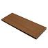 NTW HKC co-extrusie dekdeel houtstructuur 2,3 x 21 x 400 cm, Teak.