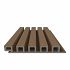 NTW HKC co-extrusie wand bekleding castellation 25 profiel, 2,5 x 19,6 x 290 cm, Teak.