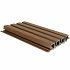 NTW HKC co-extrusie Castellation PRO35 gevelbekleding, 3,3 x 21,5 x 390 cm, Teak.