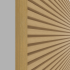 NTW aluminium co-extrusie eindprofiel t.b.v. Castellation PRO, 5 x 5 x 300 cm, Red Cedar.
