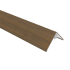NTW aluminium co-extrusie hoekprofiel t.b.v. Castellation PRO, 6 x 6 x 300 cm, Teak.