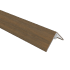 NTW aluminium co-extrusie hoekprofiel t.b.v. Castellation PRO, 6 x 6 x 300 cm, Teak.