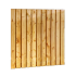 Grenen gesch plankenscherm 23-planks 15 mm, 180 x 180 cm, verticaal recht, groen geïmpregneerd.
