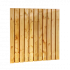 Grenen gesch plankenscherm 23-planks 15 mm, 180 x 180 cm, verticaal recht, groen geïmpregneerd.