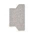 Halve H-verbandsteen 8 cm grijs