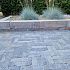 Getrommelde Linia palissade 15x15x60 cm Triple
