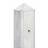 # TC Betonpaal glad mdk 10 x 10 x 310 cm, GRIJS HOEKPAAL t.b.v. 2 betonplaten