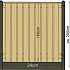 #TC Betonpaal glad mdk 10 x 10 x 280 cm, ANTRACIET, EINDPAAL (Blauw)