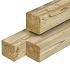 # TC Grenen gesch paal 8,8 x 8,8 x 300 cm,  groen geimpregneerd.