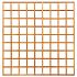Hardhout trellis 180 x 180 cm, recht, kunstmatig gedroogd