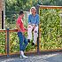 # TC Grenen betonijzertrellis, 90 x 180 cm, met maas 7,5 x 7,5 cm, in raamwerk 4,5 x 7 cm, groen gei