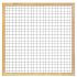 # TC Grenen betonijzertrellis, 90 x 180 cm, met maas 7,5 x 7,5 cm, in raamwerk 4,5 x 7 cm, groen gei
