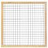 # TC Grenen betonijzertrellis, 180 x 180 cm, met maas 7,5 x 7,5 cm, in raamwerk 4,4 x 6,8 cm, groen 