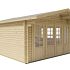 Blokhut - Tuinhuis Blackpool | 58 mm | vuren bruin geïmpregneerd