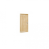Vuren dichte enkele deur 90x201 cm, linksdraaiend, verzinkte hengen, RVS beslag, onbehandeld.
