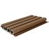 NTW HKC co-extrusie Castellation PRO35 gevelbekleding, 3,3 x 21,5 x 230 cm, Teak.