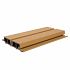 NTW HKC co-extrusie Castellation PRO65 gevelbekleding, 3,3 x 18 x 390 cm, Red Cedar.