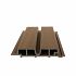 NTW HKC co-extrusie Castellation PRO65 gevelbekleding, 3,3 x 18 x 390 cm, Ebony zwart.